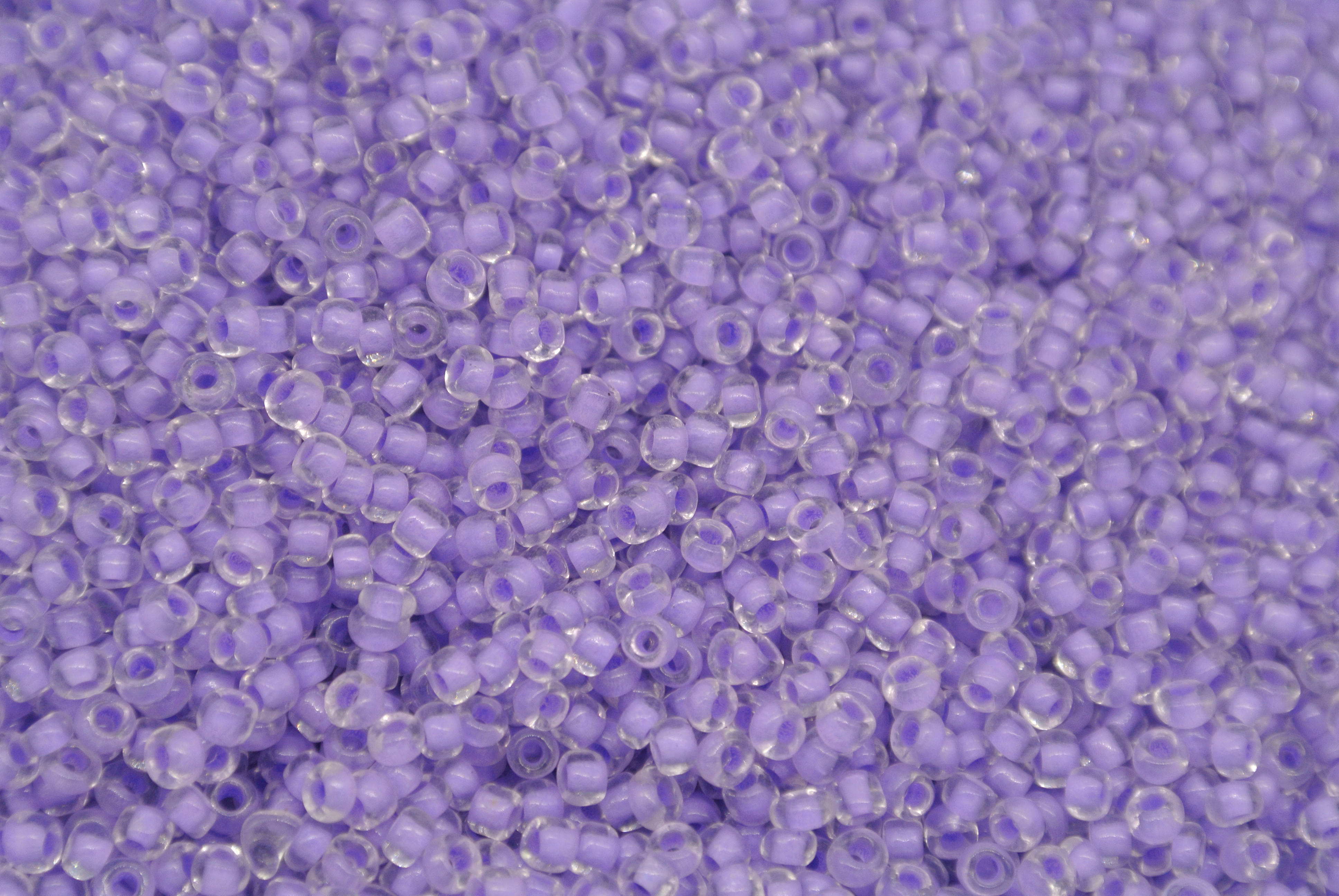 Seed Beads -11/0 size #186 Transparent Purple 1Pound